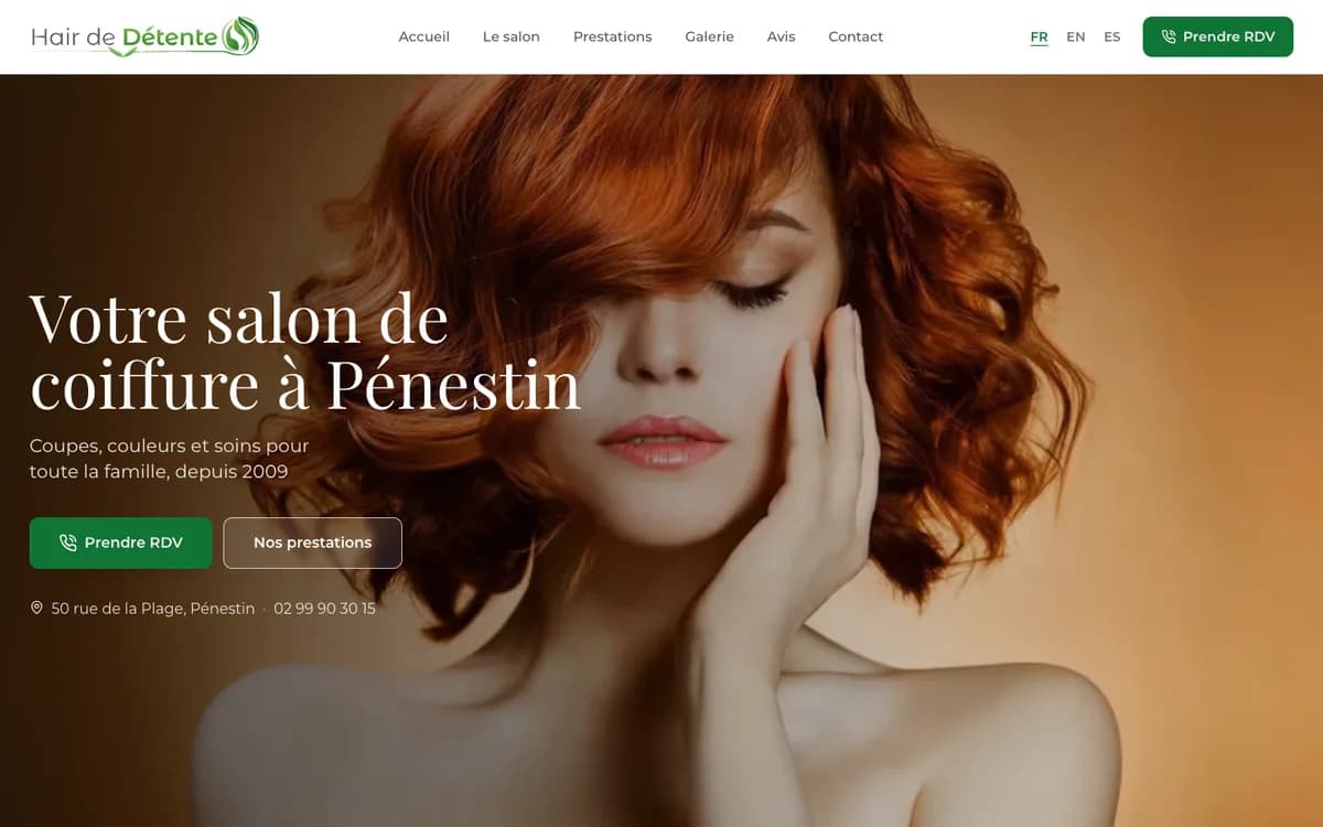 Hair de Détente, Hair salon, Pénestin