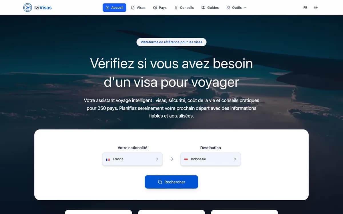 IziVisas, My own visa platform
